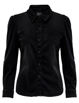 Camisa only wendy vaquera negra