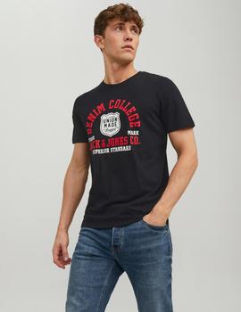 Camiseta Jack&Jones Logo negra