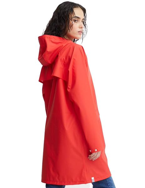 Impermeable mujer rojo 2025