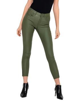 Pantalón only kendell encerado verde