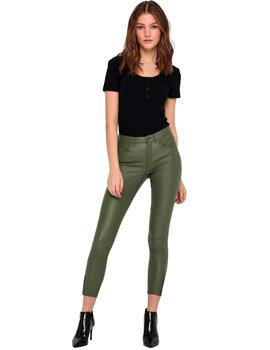 Pantalón only kendell encerado verde