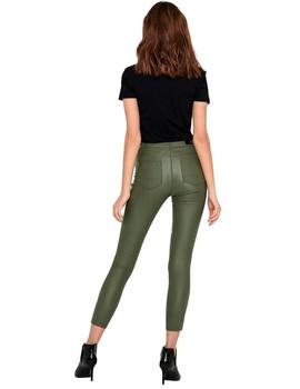 Pantalón only kendell encerado verde