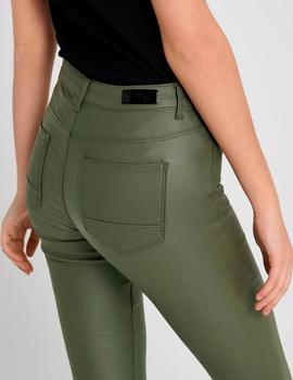 Pantalón only kendell encerado verde