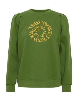 Sudadera Ichi Letras verde