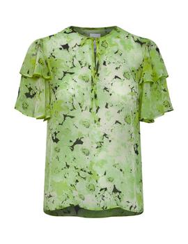 Blusa Ichi Flores verde