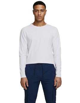 Camiseta Jack&Jones Basic M/L blanca