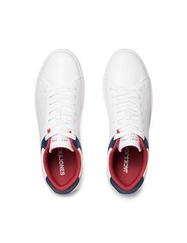 Zapas Jack&Jones Jordan blanca/roja