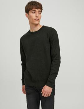 Jersey Jack&Jones Basic Redondo kaki