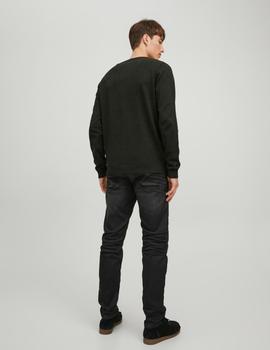 Jersey Jack&Jones Basic Redondo kaki