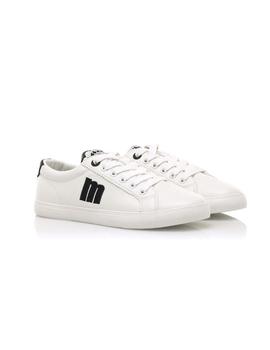 Zapas Mustang Chica blanca/negra