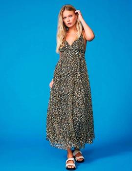 Vestido Only Eliza Long Animal