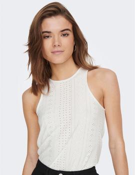 Camiseta Only Sandra Asas blanca