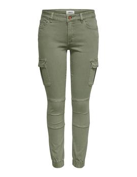 Pantalon Only Missouri Cargo verde