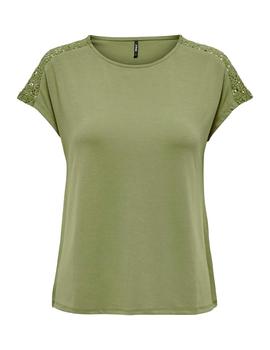 Camiseta Only Thea kaKI