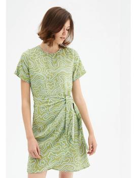 Vestido Compañia Geometrico verde