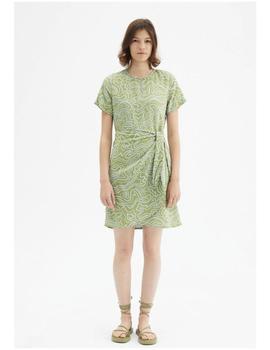 Vestido Compañia Geometrico verde