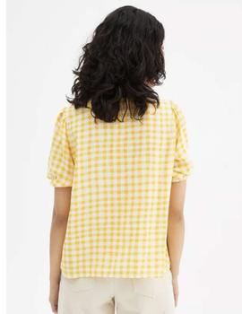 Camisa Compañia Cuadros amarilla