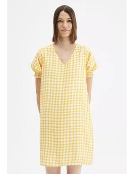 Vestido Compañia Cuadros amarillo