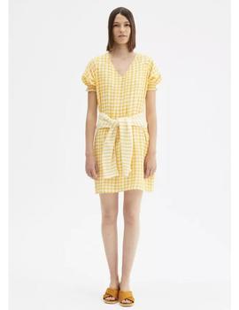 Vestido Compañia Cuadros amarillo