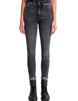 Pantalón Salsa mujer secret glamour negro gastado