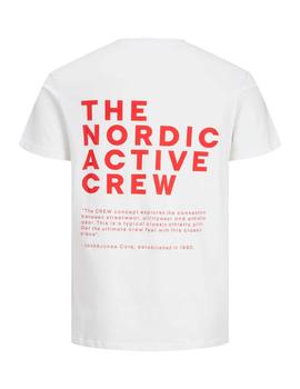 Camiseta Jack&Jones Vibes blanca