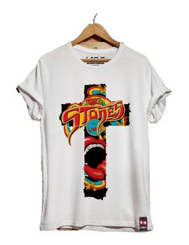 Camiseta La Sal Pique Stones blanca