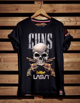 Camiseta La sal Guns negra