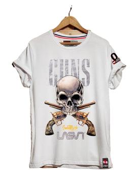 Camiseta La Sal Guns blanca