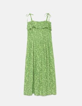 Vestido Compañia Midi verde