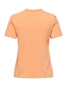 Camiseta Only Lucy Tigre naranja