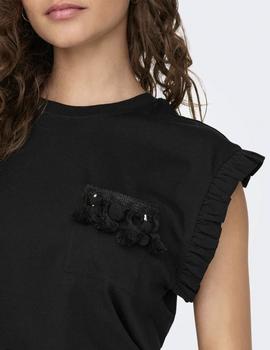 Camiseta Only Filippa negra