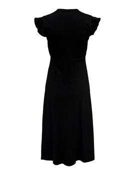 Vestido Only May Liso negro