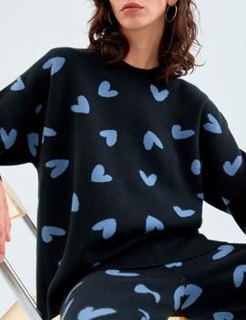 Jersey Compañia Corazones negro