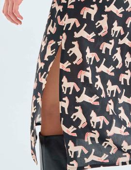Vestido Compañia Caballos negro