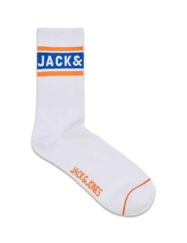 Calcetines Jack&Jones Ading blanco/azul