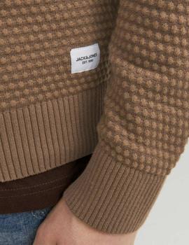 Jersey Jack&Jones Atlas marron