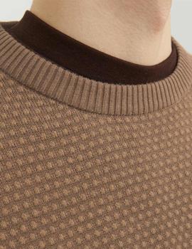 Jersey Jack&Jones Atlas marron