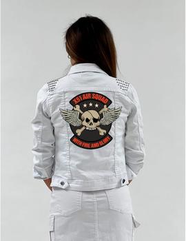 Cazadora La Sal Glory Denim blanca