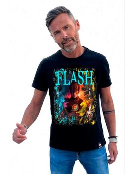 Camiseta La Sal Flash chico negra