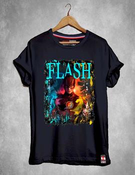 Camiseta La Sal Flash chico negra