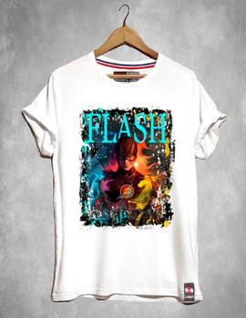 Camiseta La Sal Flash chico blanca