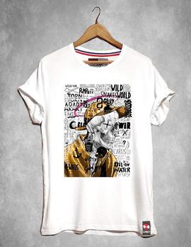 Camiseta La Sal Rap chico blanca