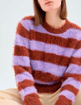 Jersey Compañia Rayas violeta