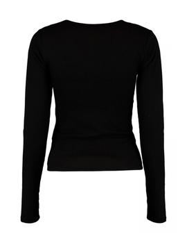 Camiseta Hailys M/L negra