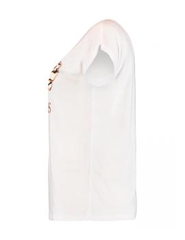 Camiseta Hailys Corazones blanca