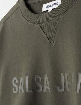 Sudadera Salsa Logo kaki