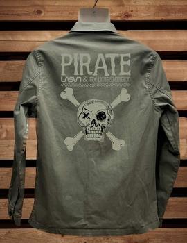 Sobrecamisa La Sal Skull kaki