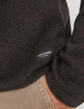 Jersey Jack&Jones Hill Cuello Alto marron