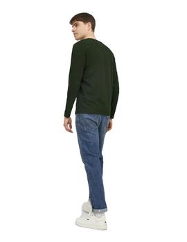 Camiseta Jack&Jones Logo ML verde