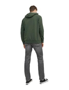 Sudadera Jack&Jones Corp Logo verde